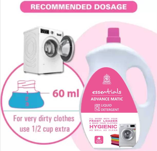 RELDOR NEW 1FB Washing Machine- Liquid Detergent Multi-Fragrance Liquid Detergent Multi-Fragrance Liquid Detergent