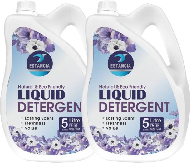Estancia Washing machine liquid detergent Blue combo 10L Multi-Fragrance Liquid Detergent