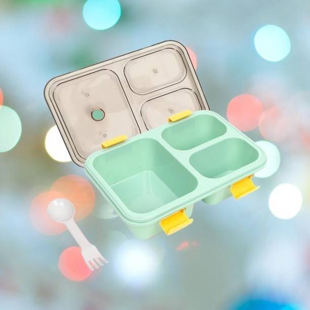 TRENDINGKITCHEN Lunch Box with , Lunchbox for kids, Lunchbox For School, 2 Containers Lunch Box