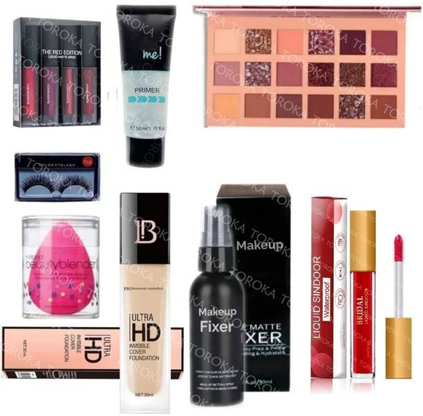 coslane Professional Makeup kit For Girls & Women (Pack of 08 Pcs) T10