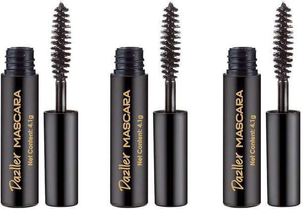 Dazller Mascara (Pack of 3) Lightweight, Budget-friendly, Water-resistant, Pocket-sized 4.1 g