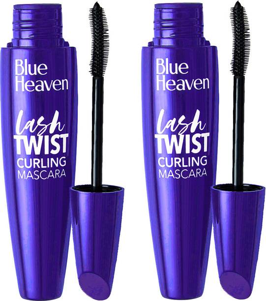 BLUE HEAVEN Lash Twist Curling Mascara 12Ml Blue (Pack of 2) 24 ml
