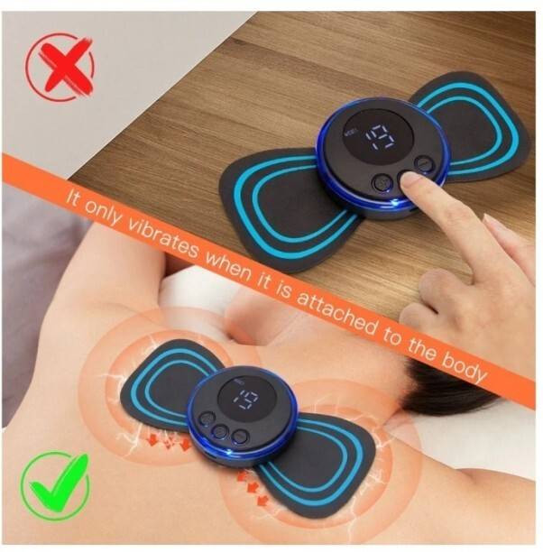 SaiEmporium Pain Relief Wireless Vibrating Massager EMS Massager Mini Massager