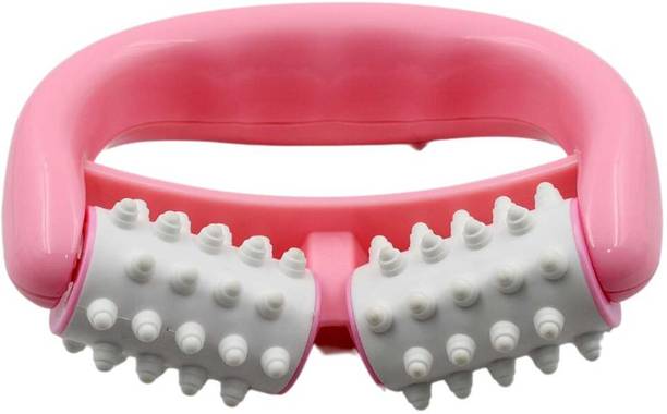 Oblivion Manual Round Handle Plastic 2-Roller Massage Roller for Cellulite Legs 2 Rollers Massager Massager