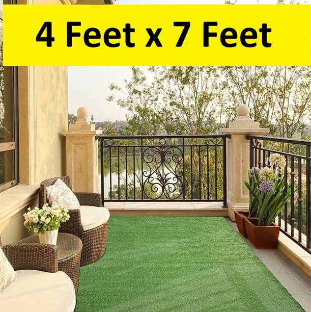 COMFY HOME Artificial turf 4 FT X 7 FT Artificial Turf Sheet