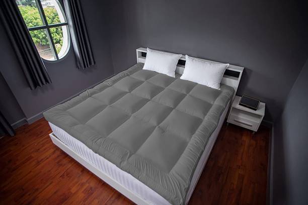 Jaipurlinen Mattress Topper Queen Size Breathable Mattress Cover