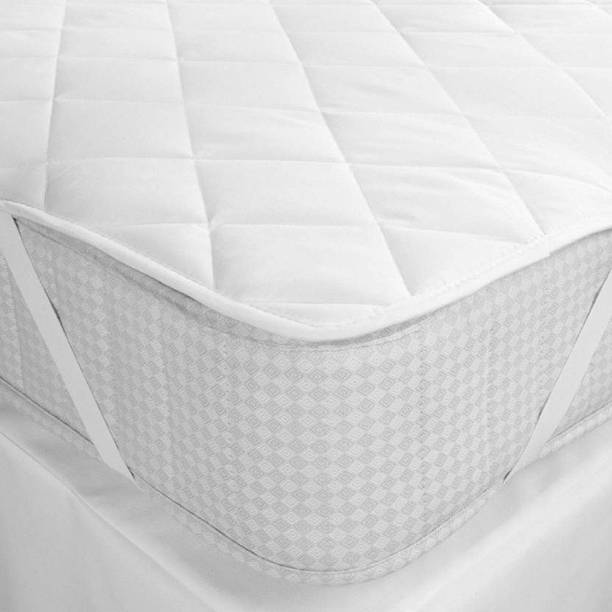 RADHA TEXTILES Double Size Elastic Strap Micro Breathable, Stretchable, Waterproof Mattress Cover