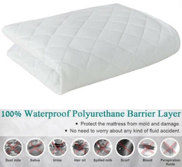 RADHA TEXTILES Double Size Fitted Micro Waterproof Mattress Cover