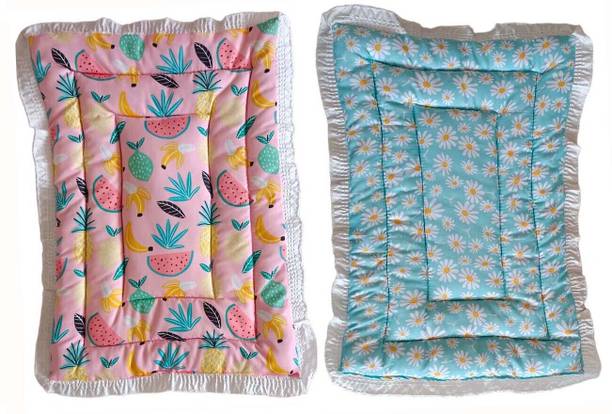 Glamica New Born Baby Bed Mattress unique Design (Pack of 2)(0-1 Years)(30 X 20 Inch)