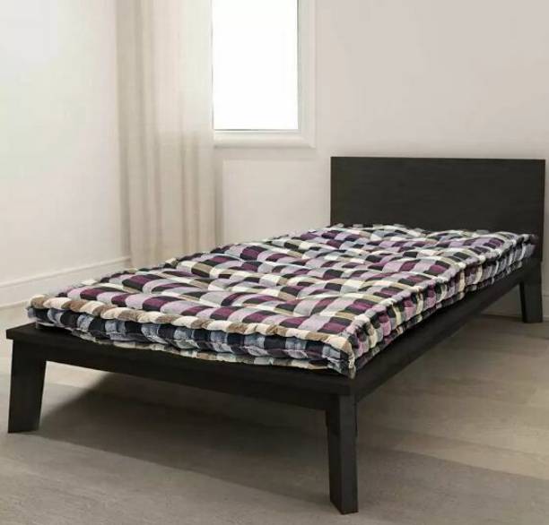 RAJASTHAN HANDLOOM Soft Cotton Multicolour 6X4ft Mattress / Gadda 5 inch Queen Cotton Mattress