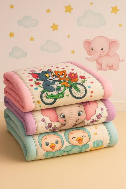 Zivora Kids Baby Bliss Soft Touch Baby Comfort Quilt Combo Pack of 3