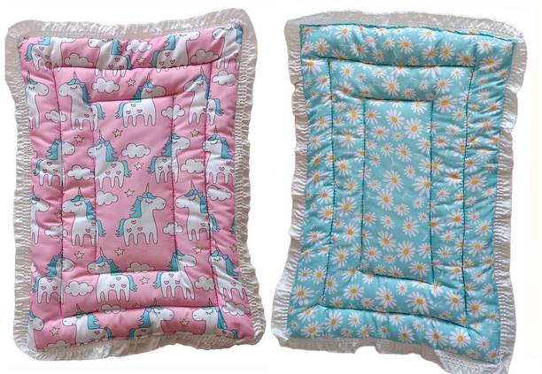 Glamica New Born Baby Bed Mattress unique Design (Pack of 2)(0-1 Years)(30 X 20 Inch)
