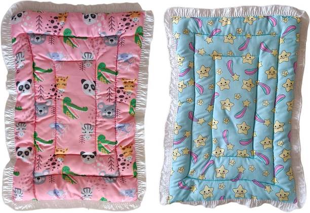 Glamica New Born Baby Bed Mattress unique Design (Pack of 2)(0-1 Years)(30 X 20 Inch)