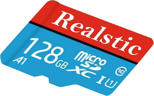 Realstic 128 GB MICROSSD / MMC Ultra 128 GB MicroSDXC Class 10 130 MB/s  Memory Card Compatible with Mobile, Camera, Computer, Tablet