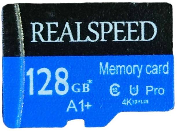 Realspeed REALDQM-128G-B35 A1PLUS 128 GB Memory Stick Class 10 130 MB/s  Memory Card Compatible with Camera, Computer, Gaming Console, Mobile, Tablet