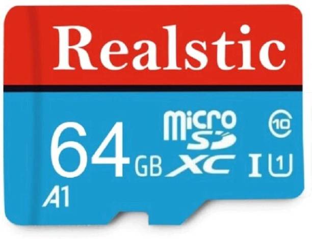 Realstic 128GB-Rl-mmc-A2 Ultra 128 GB MicroSDXC Class 10 130 MB/s  Memory Card Compatible with Camera, Computer, Mobile, Tablet