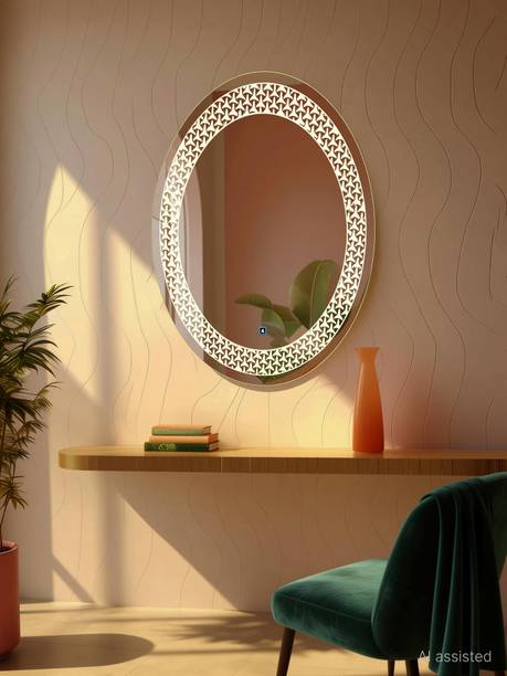 Lavish store LED Mirror with 3 Color Lights (Warm, Natural, White) | Touch Sensor | Bathroom Mirror