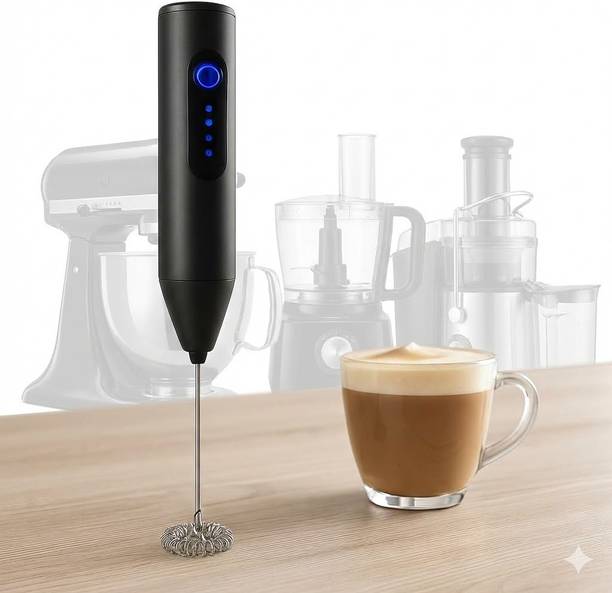 Sarchase Handheld USB Charging Milk Frother Whisk for Coffee Tea Protein Shake Use Personal Coffee Maker