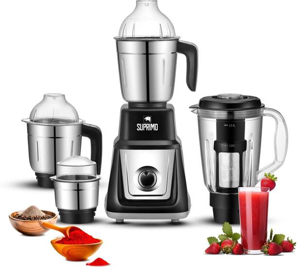 Moonstruck 1000W 4 Jar MegaMixer 1000 W Juicer Mixer Grinder