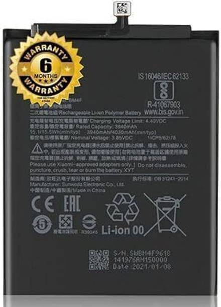 QCWITRO Mobile Battery For  Xiaomi Original BM4F Battery for Xiaomi A3 Battery with 6 Month warrenty