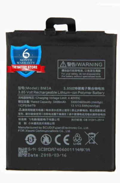 QCWITRO Mobile Battery For  REDMI Originalmi BM3A Phone battery For REDMi Note3 Note 3