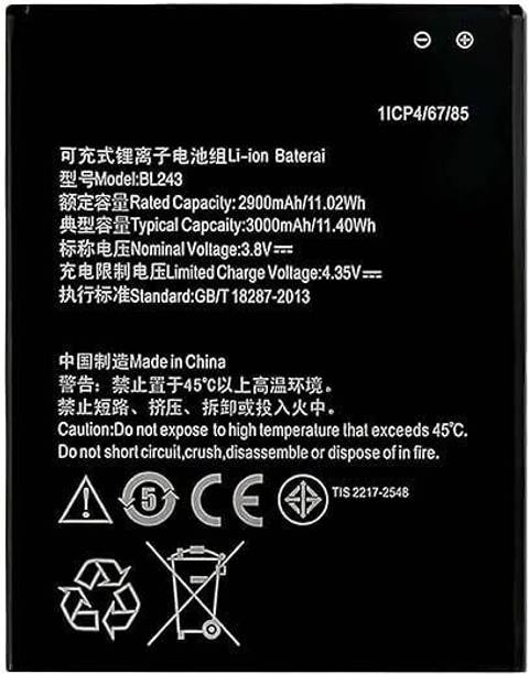 GILERINS Mobile Battery For  Lenovo BL243 Lenovo K3 Note K50-T5 A7000 A5500 A5600 A7600 with 1 Year Warranty