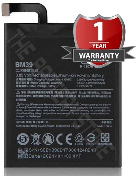 QCWITRO Mobile Battery For  Xiaomi Original BM39 Battery for Xiaomi Redmi (BM39) Battery with 1 Year Warranty