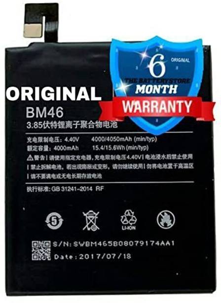 XILIOES ORIGINALS Mobile Battery For  Redmi Note 3 / Redmi Note 3 Pro OriginaI Battery BM46 with 6 Month Warranty ANG high Capacity Battery Backup
