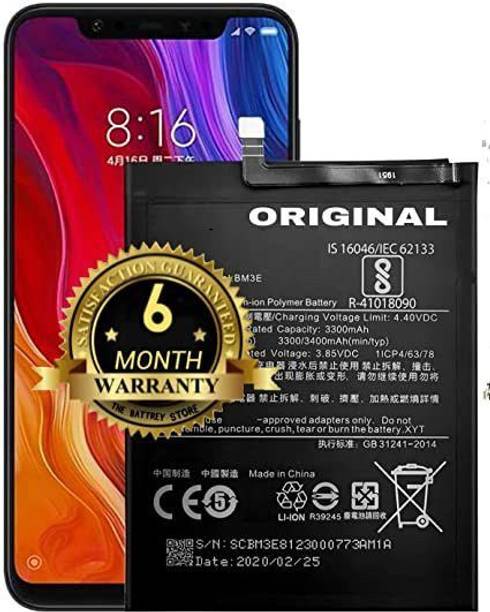 QCWITRO Mobile Battery For  Redmi Note 6 Pro Original Battery BM3E With 6 Months Warranty and High Capacity Battery Backup