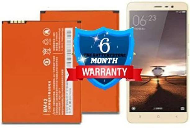 QCWITRO Mobile Battery For  Redmi Note 3G/4G Mi Note Original Battery Compatible with BM42 with 6 Month Warranty