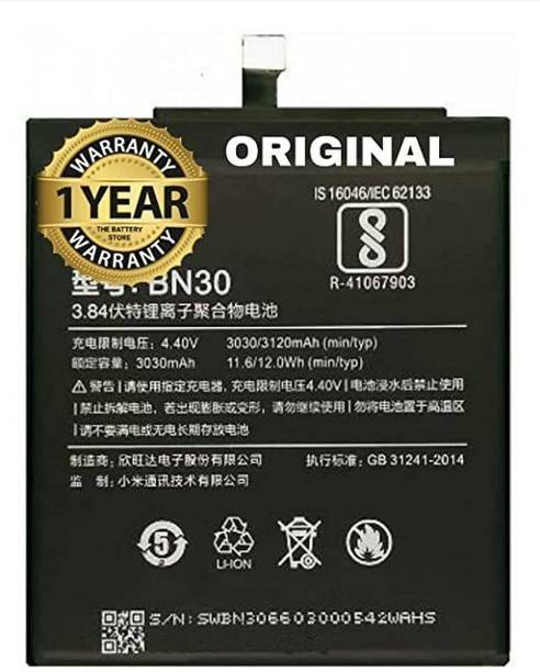 QCWITRO Mobile Battery For  Xiaomi 4A Battery .Orignal Battery BN30 for Xiaomi Redmi 4A Battery