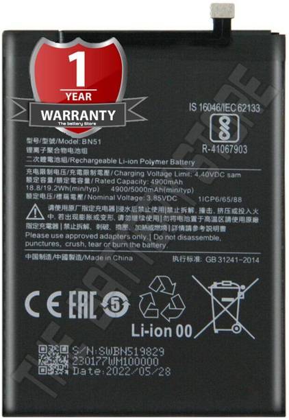 QCWITRO Mobile Battery For  Redmi Battery for Redmi 8 //8A Dual/8A Battery with 1 Year Warranty