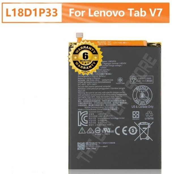 XILIOES ORIGINALS Mobile Battery For  Lenovo Original L18D1P33 Lenovo Tab V7 6.9 inch ZA4L0052IN with 6 Month Warranty