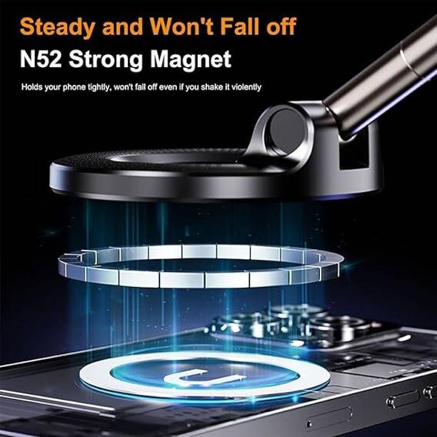 TECHEL 360° Rotation Vacuum Magnetic Phone Holder Stand...