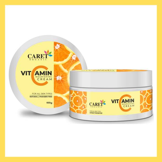 Caret Organic Vitamin C Nourishing Cream With Aloe Vera For Skin Brightening-Cruelty Free