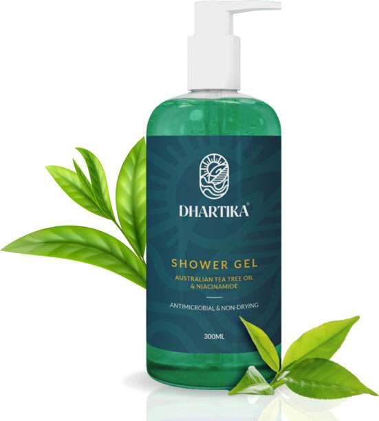 Dhartika Australian Tea Tree Oil Shower Gel Target Spots & Blemishes, pH-Balanced Formula
