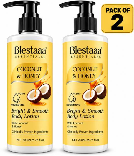 blestaaa essentialss Coconut Honey Body Lotion for Dry Skin, Moisture, Nourishment & Glow