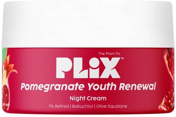 The Plant Fix Plix Pomegranate 1.20% Retinol & 1% Bakuchi Oil Anti Ageing Night Cream