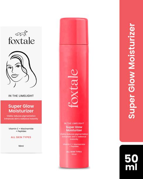 फॉक्सटेल Nano Vit-C Super Glow Moisturiser with Niacinamide & Peptides for Glowing Skin