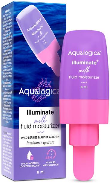 Aqualogica Illuminate+ Milk Fluid Moisturizer | Lightweight Milk-Like Texture