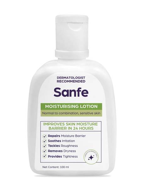 Sanfe Moisturising Lotion | Improves skin moisture barrier in 24 hour