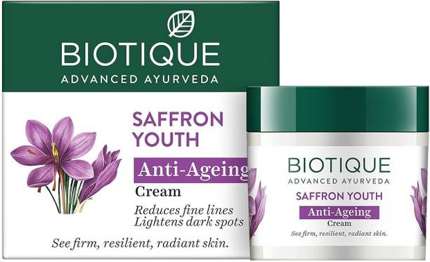 BIOTIQUE Bio Saffron Youth Anti Ageing Dew Visibly Ageless Moisturizer