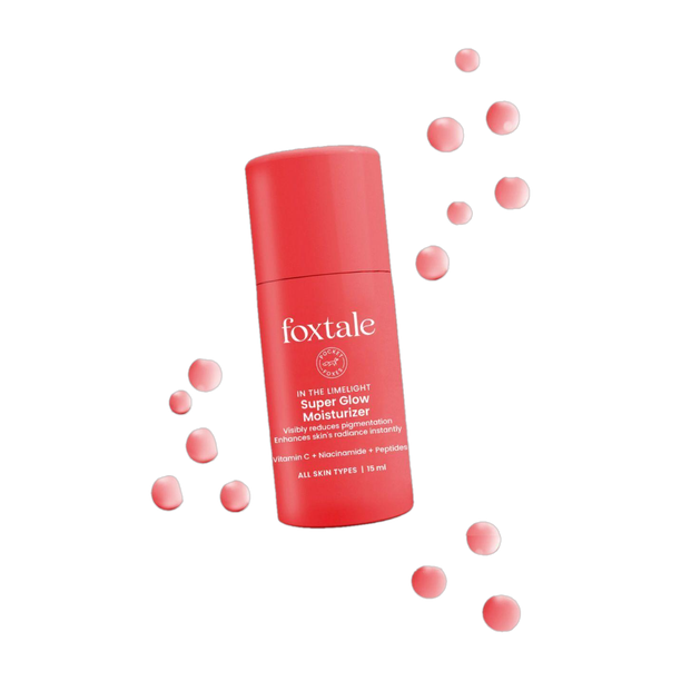 फॉक्सटेल Vitamin C Super Glow Moisturiser with Niacinamide & Peptides for Glowing Skin