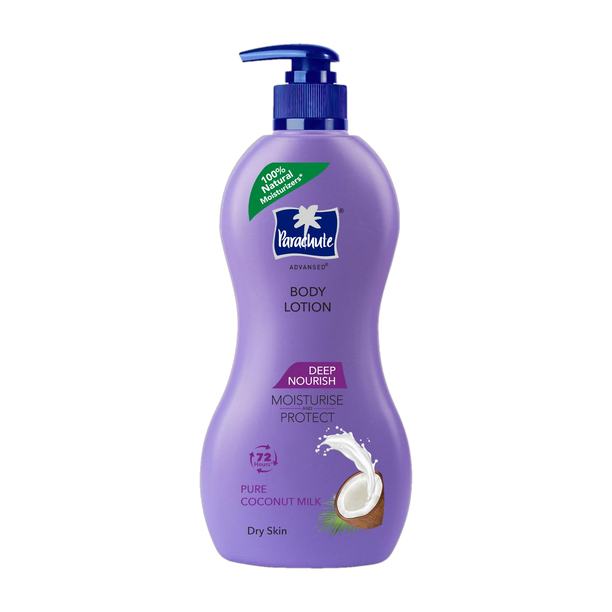 Parachute Advansed Deep Nourish Body Lotion for Women & Men, 100% Natural
