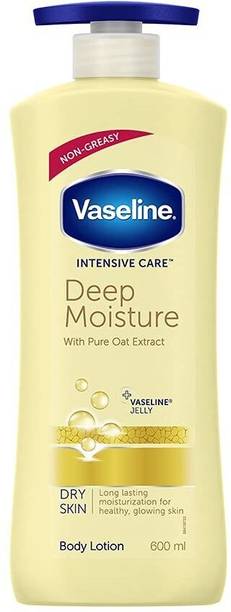 Vaseline DEEP MOISTURIZER DRY SKIN BODY LOTION 600 ML X 1