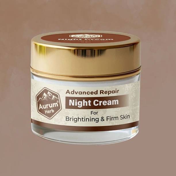 AURUM HERB Advanced Repair Night Cream for Brightening, Suitable All Skin Types (Pack of 1)
