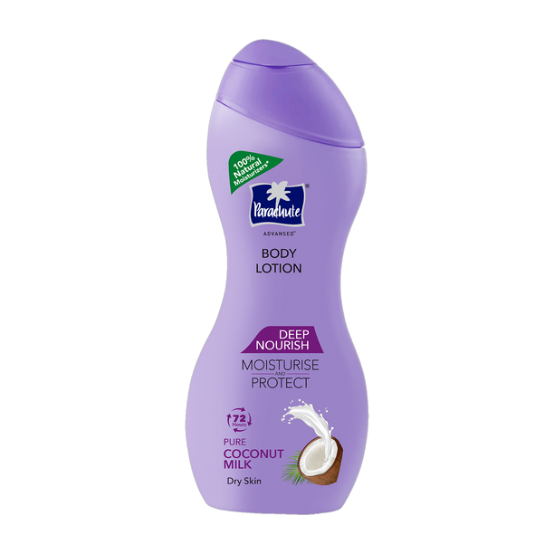 Parachute Advansed Deep Nourish Body Lotion for Women & Men, 100% Natural, 72h Moisturisation
