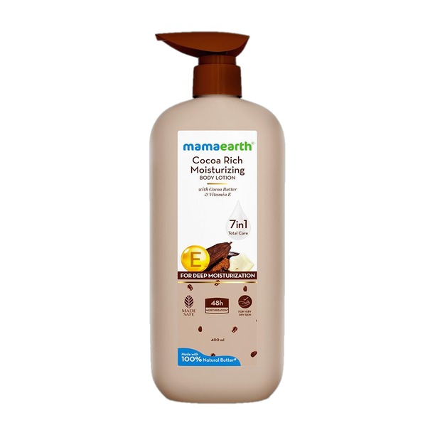 Mamaearth Cocoa Rich Moisturizing Body Lotion with Cocoa Butter & Vitamin E