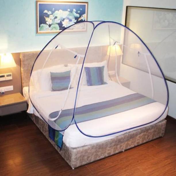Privine Polyester Adults Washable Mosquito Net, Polyester Foldable Bed MOSQUITO NETS Mosquito Net