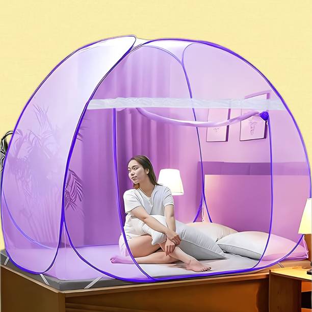 AK FAISHAN Portable Mesh Canopy for Indoor Mattress Protection Polyester Washable Adults Mosquito Net